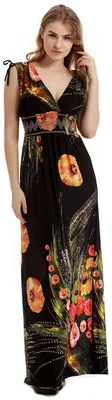 Productafbeelding van Merciy dames cocktailjurk, zwart, maat 34-36, zwart