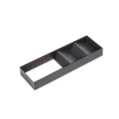 Produktbild von Emuca Schubladenorganisator Orderbox, 150x470mm, Stahl und Holz, Anthrazitgrau