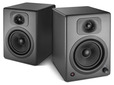Produktbild von Regallautsprecher, 60 Watt – Steingrau – Bluetooth Stereo