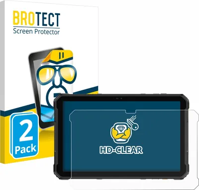 Produktbild von 2x Für Ulefone Armor Pad 2 Schutzfolie BROTECT Displayschutz Display Schutz Folie Klar Transparent