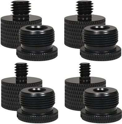 Produktbild von Schraubdrahtadaptersatz | 8 Stück Mikrofonstandadapters für Kameraschubladen und Lautsprecher