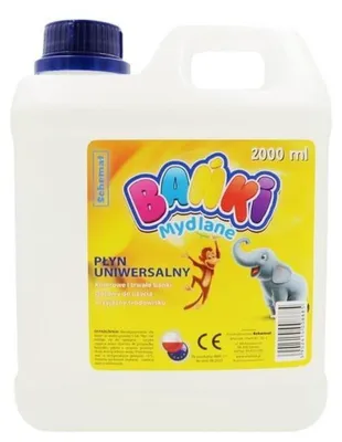 Obrázek produktu pro Mýdlové bubliny, 2 litry – trvanlivé, barevné, připravené k použití
