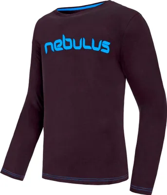 Immagine prodotto di Nebulus Longsleeve SALOS Uomo, manica lunga, camicia a maniche lunghe, P6870 - Uomo, nero-cobalto, XL