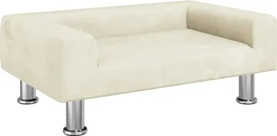 Obrázek produktu pro vidaXL Pelíšek pro psy Cream 70x45x26,5 cm Velvet