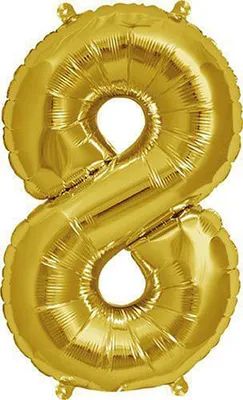 Image de Ballon de baudruche 8 or