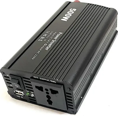 Obrázek produktu pro EUROCASE měnič napětí AC/DC 12V/230V/ 500W/ USB
