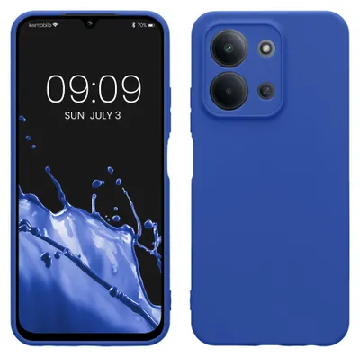 Produktbild von kwmobile Handyhülle für Xiaomi Redmi 15C / Poco C85 Hülle - weiches Handy Silikon Case - Schutzhülle Cover - Baltik Blau