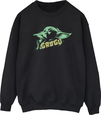 Produktbild von Star Wars - "The Mandalorian The Child" Sweatshirt für Damen BI39500 (S) (Schwarz)