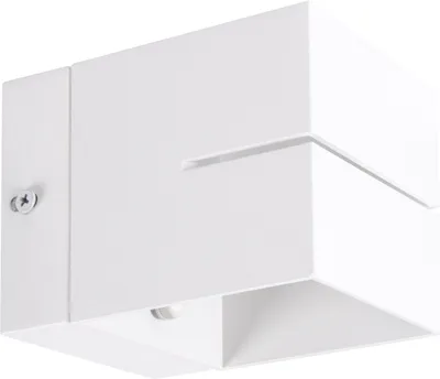 Produktbild von Wandlampe Aluminium G9 Up Down Weiß eckig Modern Wandleuchte