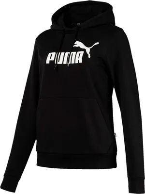 Produktbild von PUMA Essential Logo Hoodie Damen Baumwolle black XS