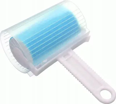 Produktbild von Silikon-Kleiderreinigungsrolle mit Bezug 17*10cm blau