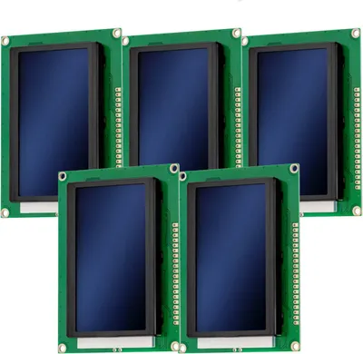 Obrázek produktu pro AZ-Delivery Displeje 128 x 64 Pixel LCD Display 12864 Display Modul kompatibel mit Arduino und Raspberry Pi, 5x Display