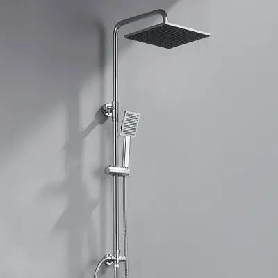 Produktbild von Regendusche ohne Armatur - Duschset - Quadratischer Duschkopf 25 cm x 25 cm