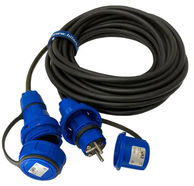 Image de Rallonge en caoutchouc H07RN-F 3x4mm² 16A 50m IP67