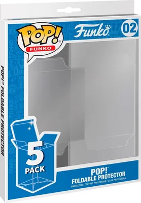 Produktbild von Funko POP! Schutzhülle: 5PK Faltbare POP Schutzhüllen