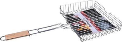 Image de Nohel Garden Panier à grillades, surface en acier, 67x32x26x6cm/BBQ