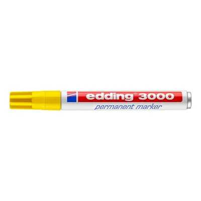 Produktbild von Edding 3000 Permanent Marker Yellow, Gelb