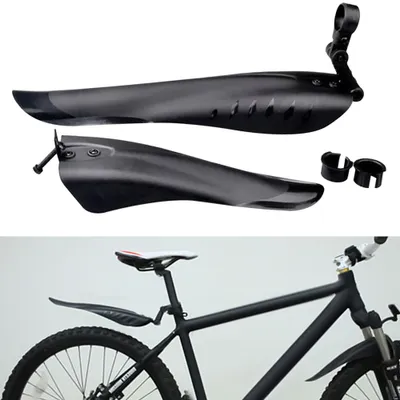 Produktbild von 2 Stücke Fahrrad Mountainbike MTB Radfahren Vorne Hinten Kotflügel Spritzschutz Kotflügel