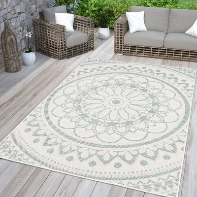 Produktbild von TT Home In-& Outdoorteppich Wetterfest Garten Orientalisches Marokkanisches Boho Design Größe 200x280 cm