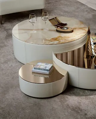 Produktbild von Couchtisch 3tlg. Set Couchtische Design Wohnzimmer Möbel Italien Bizzotto Tische