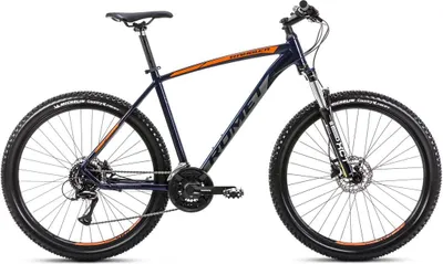A studio shot of a bicycle on a white background.
