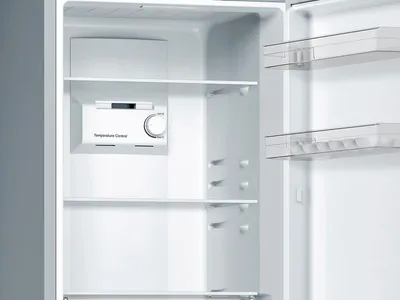 Produktbild von Bosch Serie 2 KGN33NLEB Kühl- und Gefrierkombination Freistehend 282 l E Edelstahl