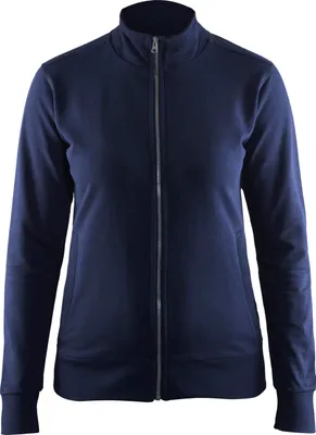Produktbild von Blakläder Damen Sweaterjacke 3372 1158 in div. Farben, Farbe:marineblau, Größe:2XL