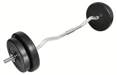 Zdjęcie produktu dla Zestaw obciążników – zestaw do treningu siłowego – 30 kg, w tym sztanga do ćwiczeń na biceps