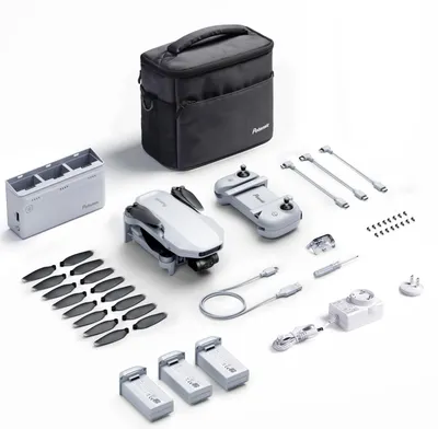 Produktbild von Potensic ATOM Fly More Combo 4K GPS-Drohne unter 249 g mit 3-Achsen-Gimbal, 3 Akkus und 6 km Reichweite