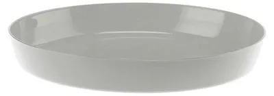 Imagen del producto de Soporte para macetas de plástico en color gris cristal, de 11 cm