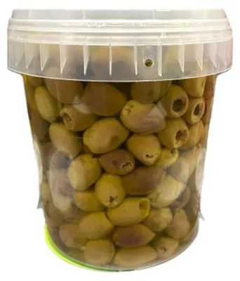 Zdjęcie produktu dla Oliwki zielone drylowane Taggiasche Denocciolate 820g - Miccio
