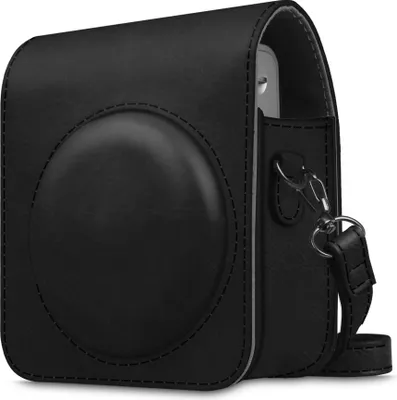 Produktbild von Fintie Tasche für Fujifilm Instax Mini 90 Neo Classic Sofortbildkamera - Premium Schutzhülle Reise Kameratasche Hülle Abdeckung mit abnehmbaren Riemen, Schwarz