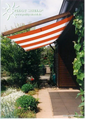 Obrázek produktu pro Sluneční plachta, 270x140cm, oranžová/bí