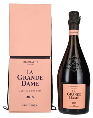Image de Veuve Clicquot Champagne LA GRANDE DAME Brut ROSÉ 2018 12,5% Vol. 0,75l en boîte cadeau