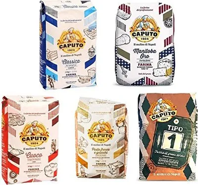 Produktbild von Farina Molino Caputo Testpaket test set Napoli Pizzamehl Pizza Mehl 5x 1kg