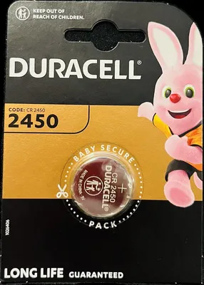 Produktbild von DURACELL Lithium Knopfzelle CR2450 030428 3V