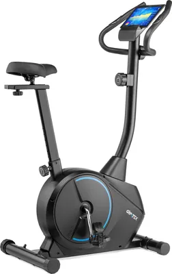 Obrázok produktu pre Gymtek® Magnetický bicykel na domáce použitie - do 135 kg - 8 úrovní odporu, 9 kg zotrvačníka - LCD displej - pre domácu posilňovňu
