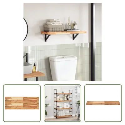 Produktbild von The Living Store Tischplatte 80x30x4 cm Rechteckig Massivholz Akazie