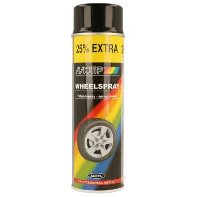 Produktbild von MoTip 04018, Auto, Spray, Felge eines Rads, Schwarz, 500 ml