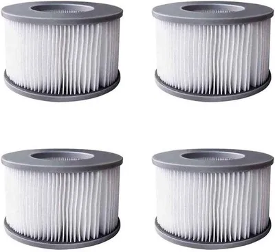 Produktbild von 4-teilige Filter-Set für Luftblasenbad, für MSpa 2020 Schwimmbadfilter geeignet, Filterpumpe für Luftblasenbad Ersatzteile