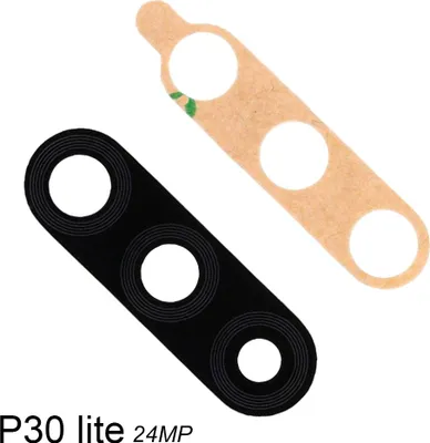 Produktbild von Huawei P30 Lite Kamera Linse Glas Camera Glass Lens + Kleber Neu 24MP
