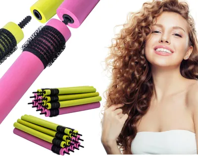 Produktbild von Papilotten für Locken über Nacht, 24 Stück: 12 x Ø15mm und 12 x Ø20mm, Lockenwickler ohne Hitze für alle Haartypen
