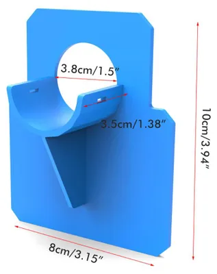 Produktbild von 2 Stück Schwimmbadrohrhalter Schlauchhalterung Klammern Zubehör
