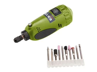 Obrázek produktu pro EXTOL CRAFT 404121 mini vrtačka/bruska s transformátorem v kufříku