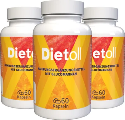 Zdjęcie produktu dla Dietoll - 180 kapsułek (3x 60 kapsułek) - opakowanie 3 szt