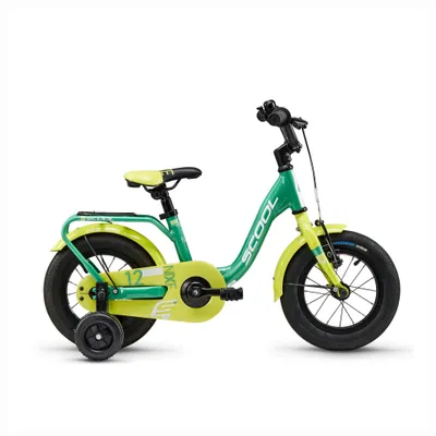 Immagine prodotto di Bicicletta per bambini da 12 pollici, 1 marcia, bicicletta per bambini, S’COOL niXe, dai 2 anni, circa 85-100 cm, verde/lime