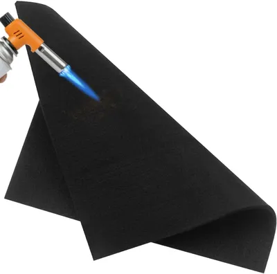 Immagine prodotto di Sottostrato ignifugo - Tappetino protettivo dal calore - Protezione contro il calore - Resistente fino a 1000°C - 30x30 cm - Nero