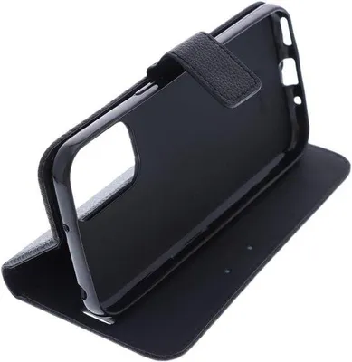 Productafbeelding van Bookstyle Telefoonhoesje Zwart voor Doro 8200/8210 Met Pasjesvakken