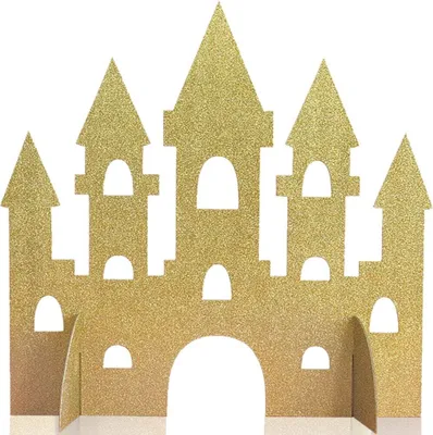 Produktbild von Tischaufsteller Märchenschloss ca. 35cm Gold
