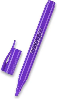 Obrázek produktu pro Faber-Castell Textliner 38, 1 kusů, Fialová, Fialová, Recyklovaný plast, Inkoust na vodní bázi, Krabice